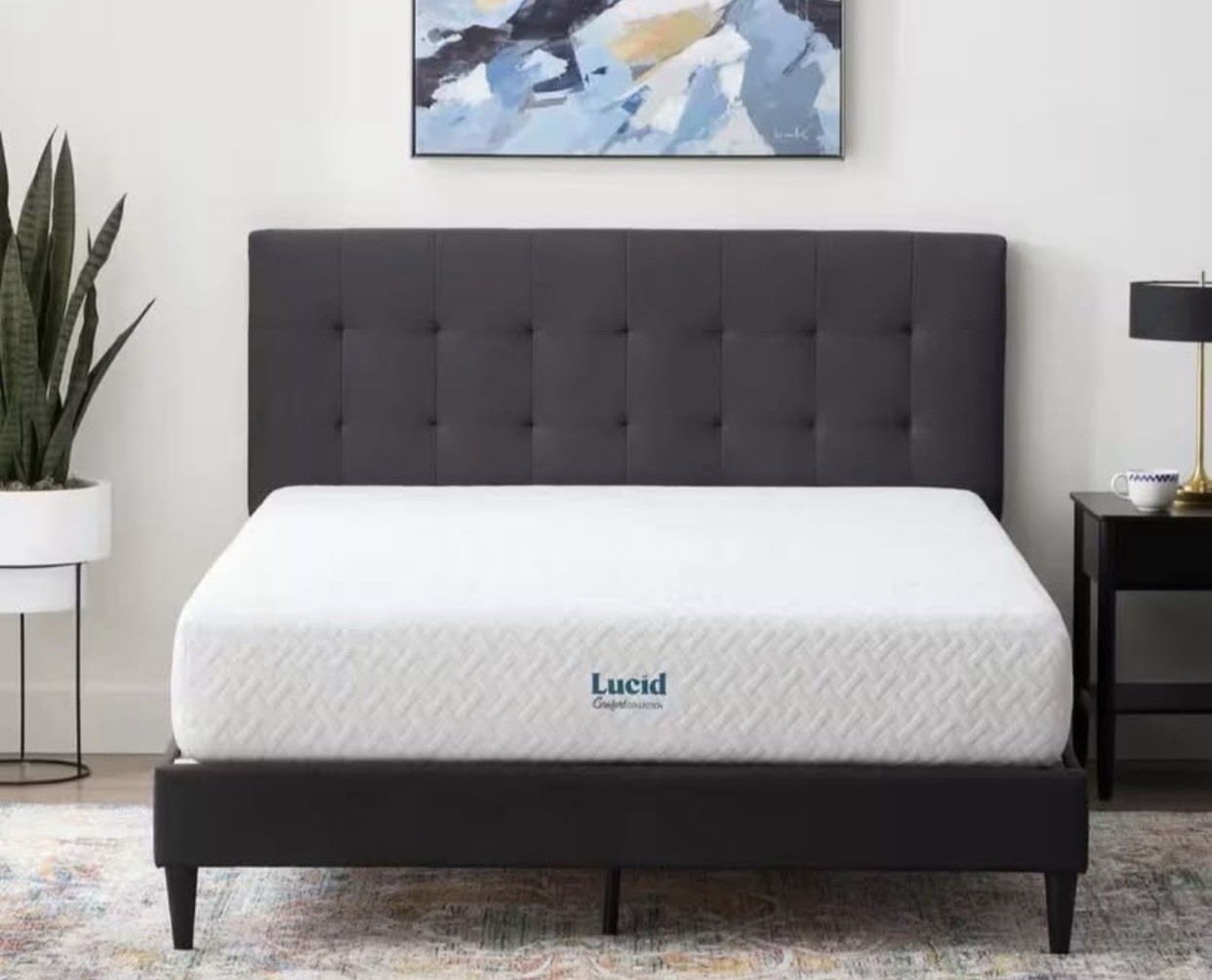 10 in. Firm Gel Memory Foam Tight Top California King Mattress