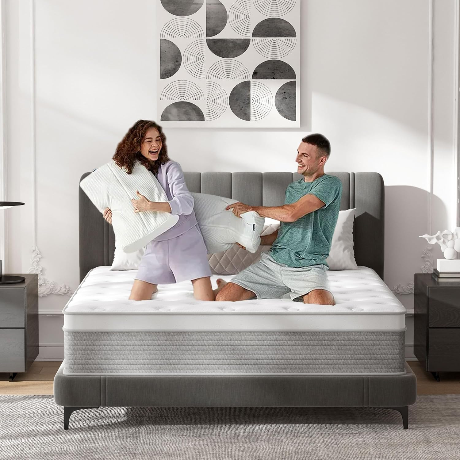 12″ Queen Memory Foam Mattress – Pressure Relief & Motion Isolation Certified
