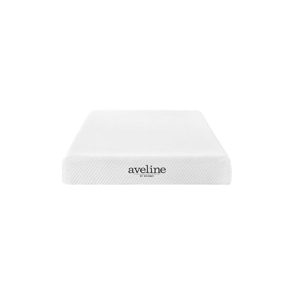 Modway Aveline 6″ Modern Style Memory Foam Narrow Twin Mattress in White