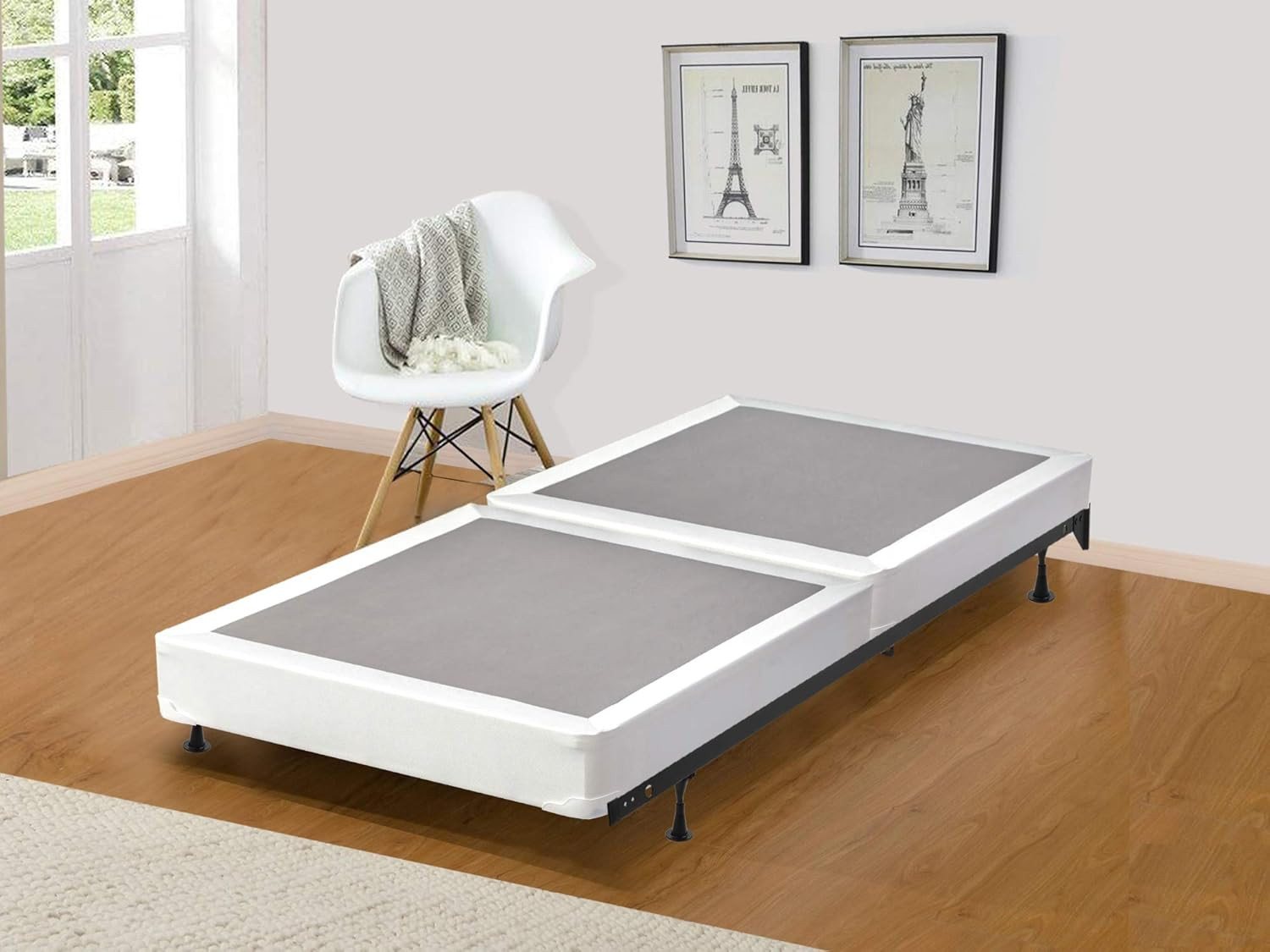 Low Profile Split Wood Box Spring/Foundation for Mattress Set