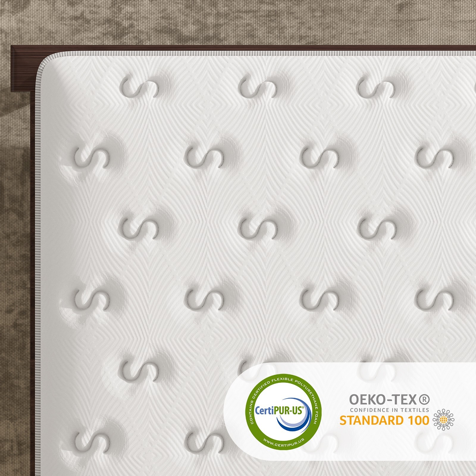 14” Hybrid Mattress – Queen, Memory Foam & Pocket Springs for Pressure Relief