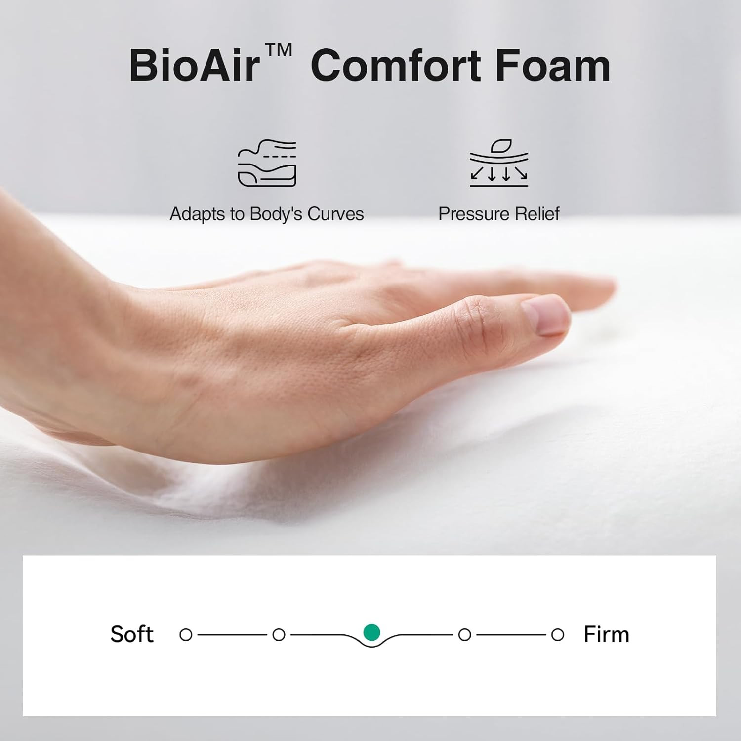 6-Inch Full Size Hybrid Mattress, Medium Firm Foam & Spring, Eco-Friendly