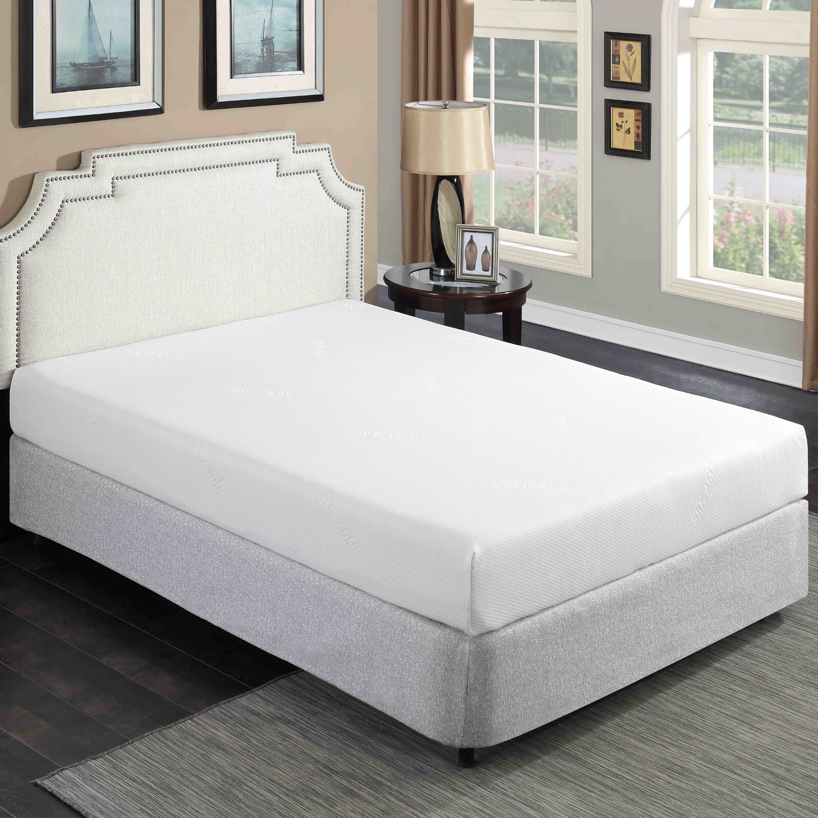 8 in. Queen Size Gel Memory Foam Mattress in a Box, Multi-Layered Bed Mattress