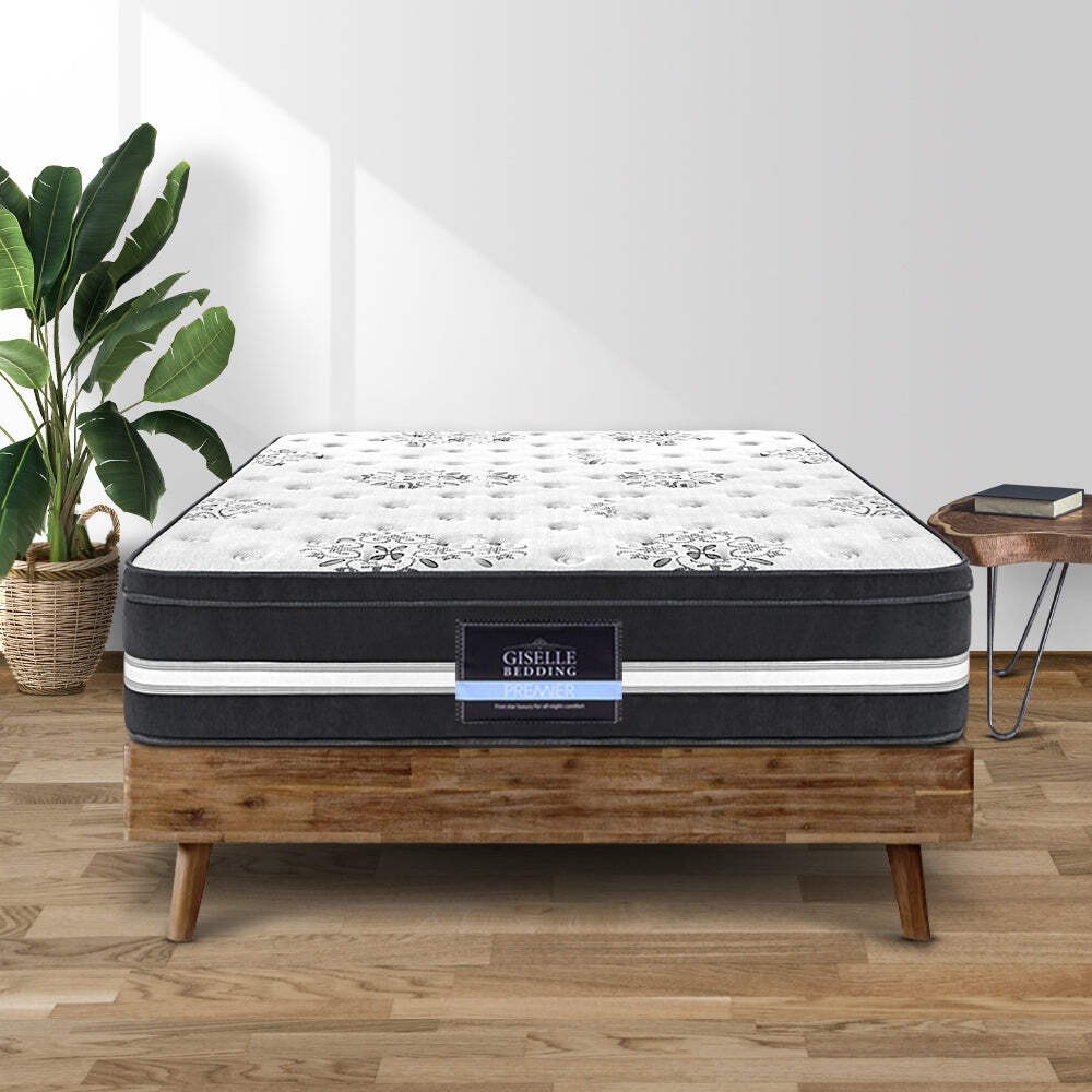 NNEDSZ Bedding Donegal Euro Top Cool Gel Pocket Spring Mattress 34cm Thick ? Sin