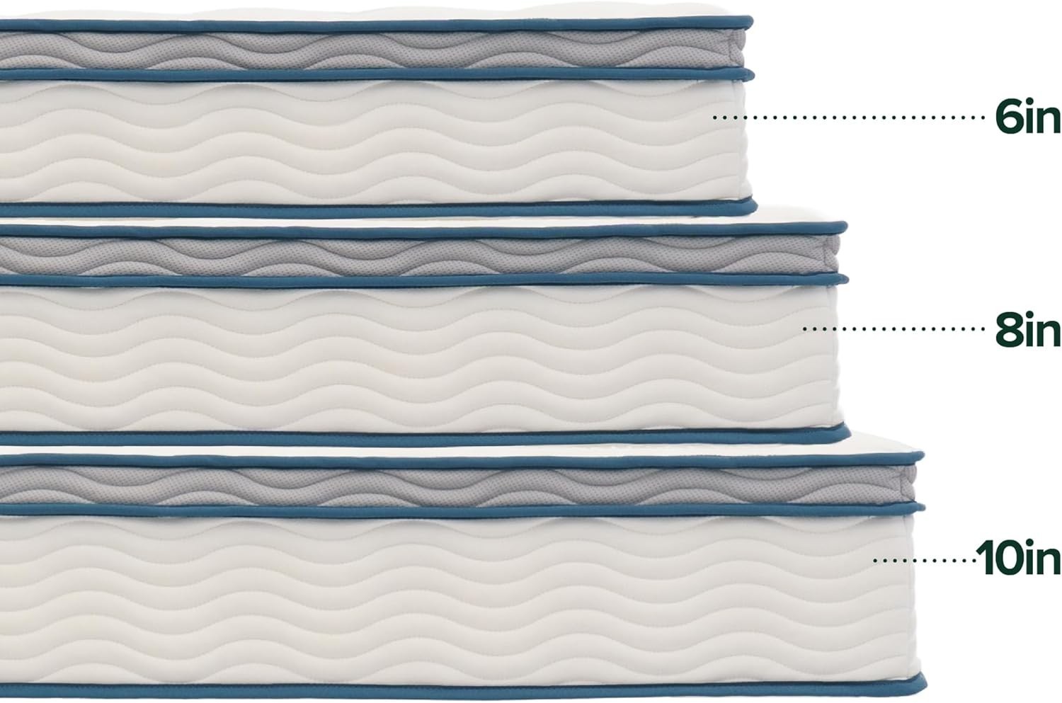 8 Inch Spring Sensation Hybrid Mattress [New Version] Medium Firm Feel