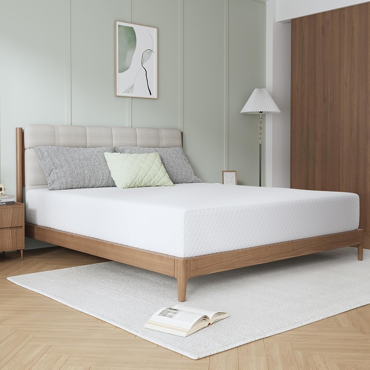 10 Inch Queen Mattress, Memory Foam Mattress Queen with Breathable Comfort La…