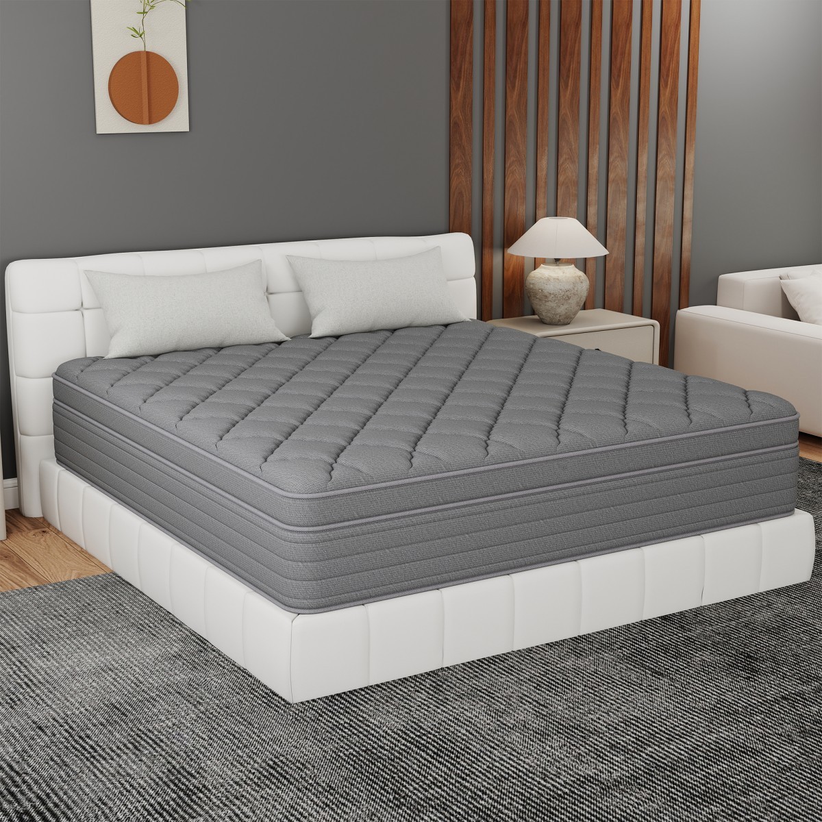 12″/14″ Hybrid Mattress in a Box Gel Memory Foam Spring Twin Full Queen King Bed