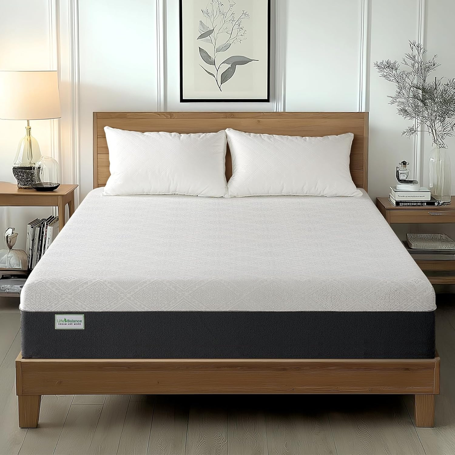 10-Inch Cooling Gel King Mattress – USA Made, Pressure Relief & Motion Isolation