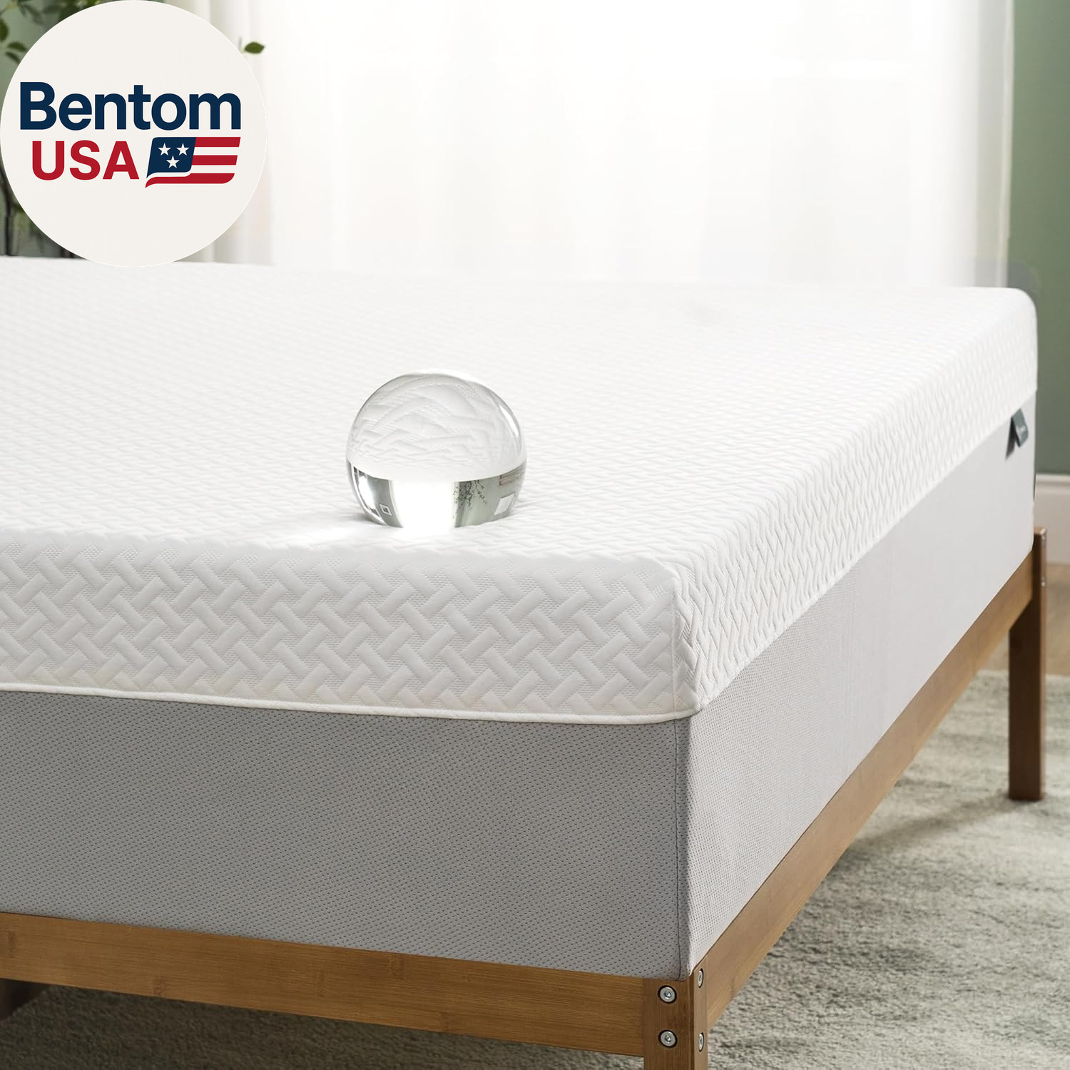 10 Inch Green Tea Essential Memory Foam Mattress [New Version], Queen, Fiberglas