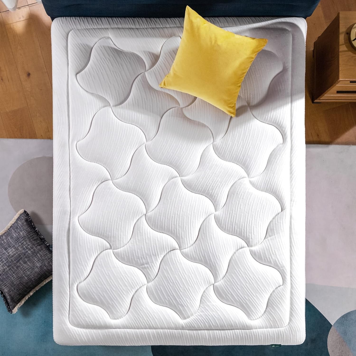 Twin 8 Inch Cloud Memory Foam Mattress – Smooth Top, Breathable, Pressure Relief