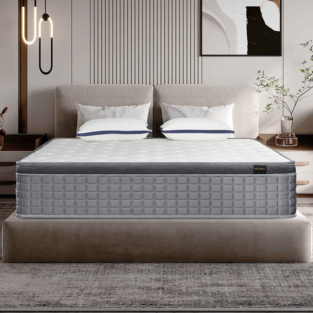 12” Mattress Memory Foam Hybrid Spring Twin Full Queen King Luxury Bed in a Box