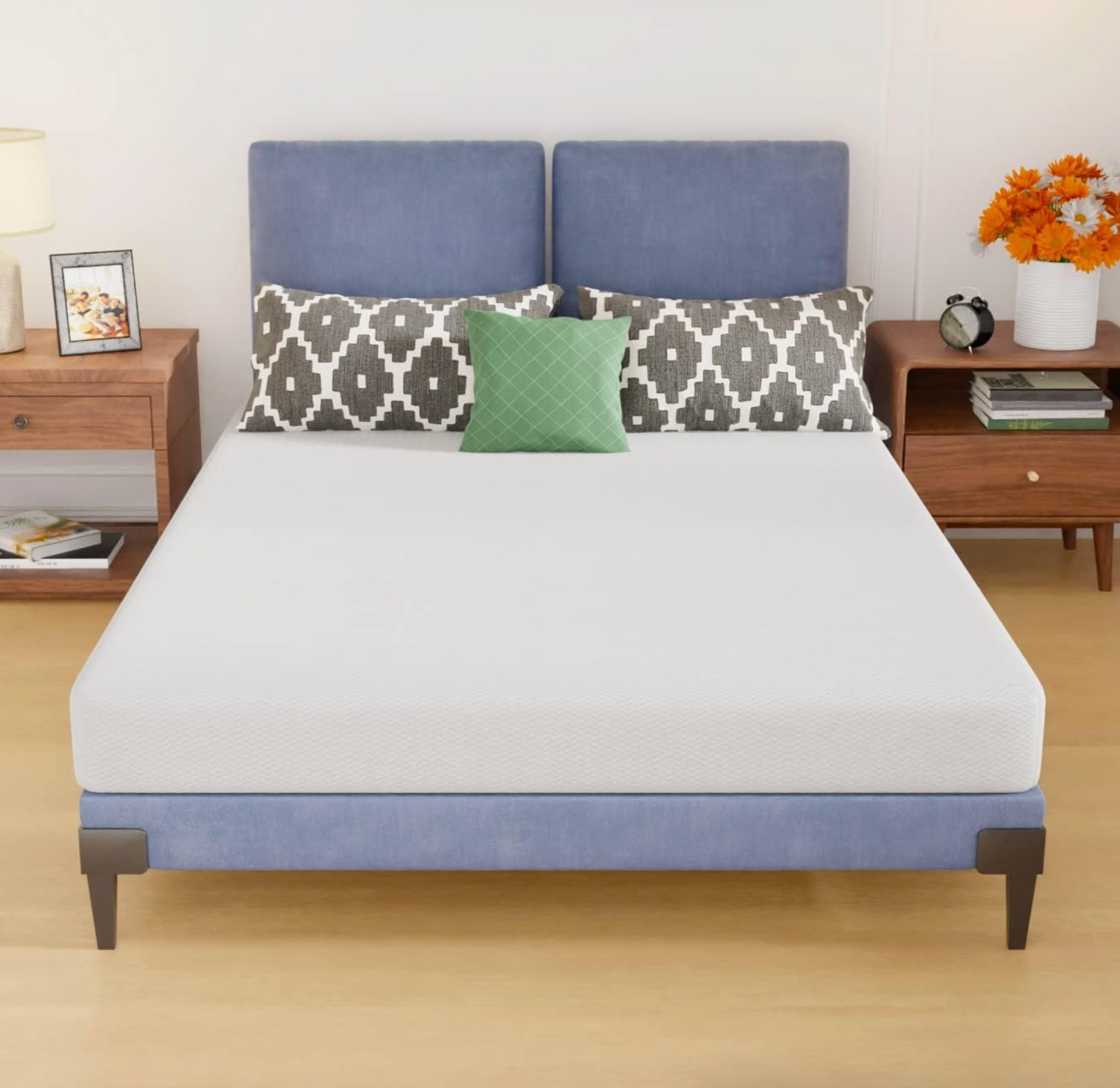 6 Inch Full Size Bunk Bed Memory Foam Mattress Medium Firm Colchon Full Cama NEW