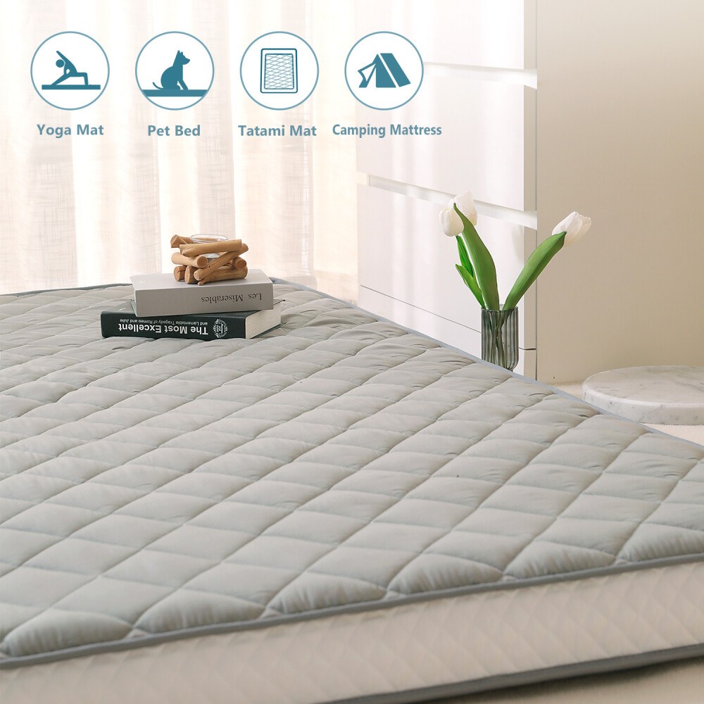 NAIZEA Japanese Floor Mattress Futon Mattress Thicken Tatami Mat Foldable Pad