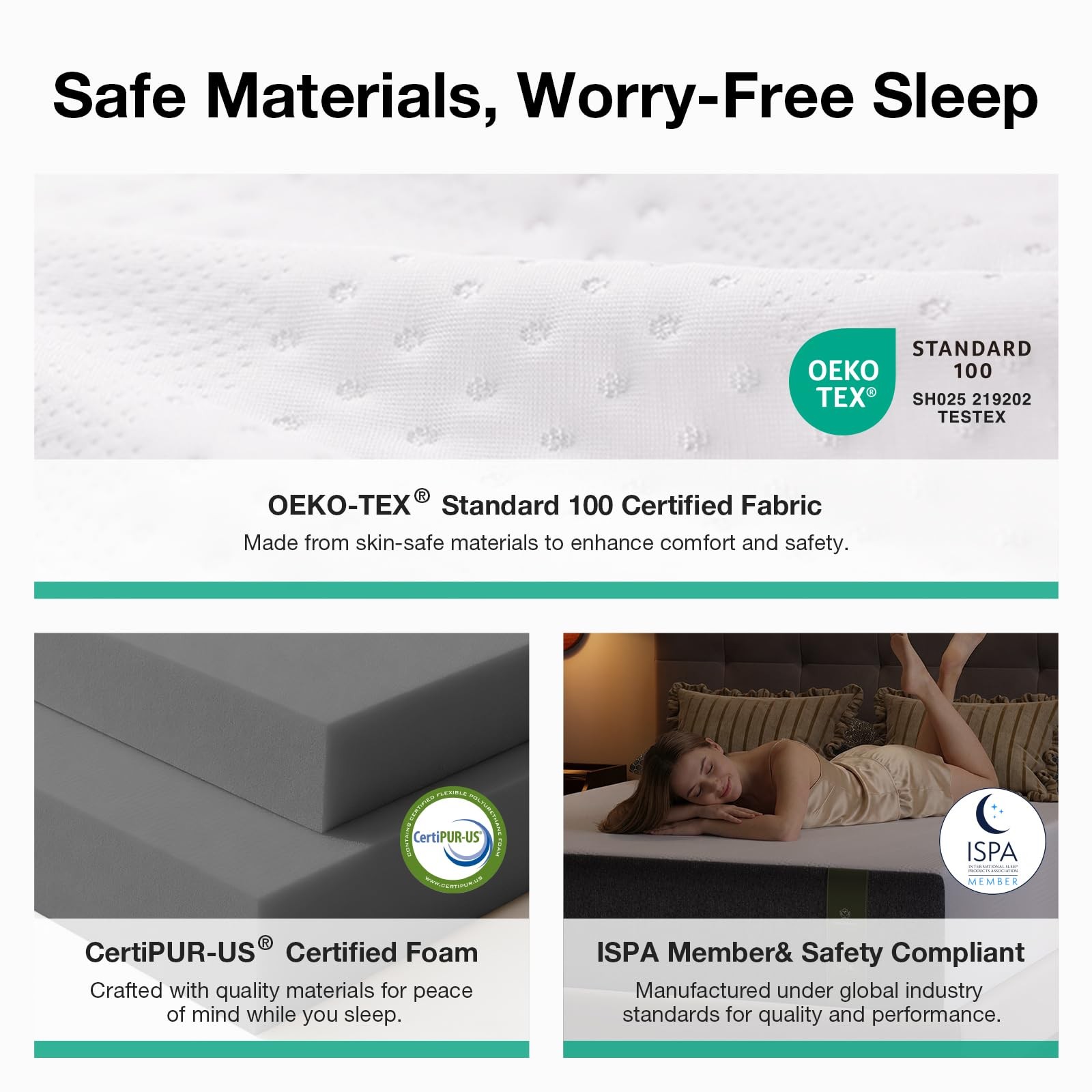 Novilla 6 Inch Twin Mattress for Kids, Mattress in a Box with NanoGel Memory …
