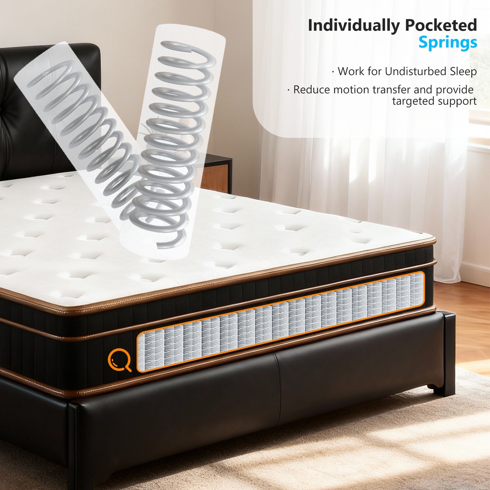 Full Innerspring Mattress 12-Inch – Breathable, Medium Firm For Dorms & Guests