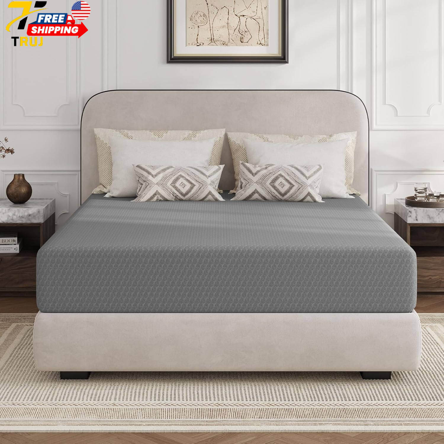 Novilla King Size Mattress 12 Inch Memory Foam Mattress King for Cool Night Slee