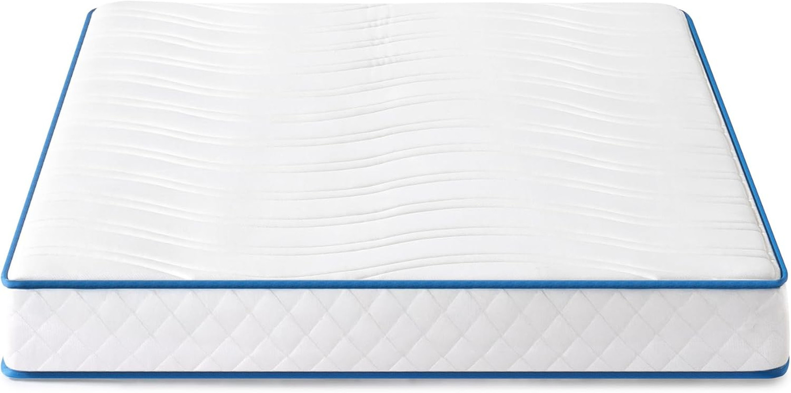 6 Inch Bonnell Spring Hybrid Mattress, Tight Top, Certified Safe Foams & Fabric,