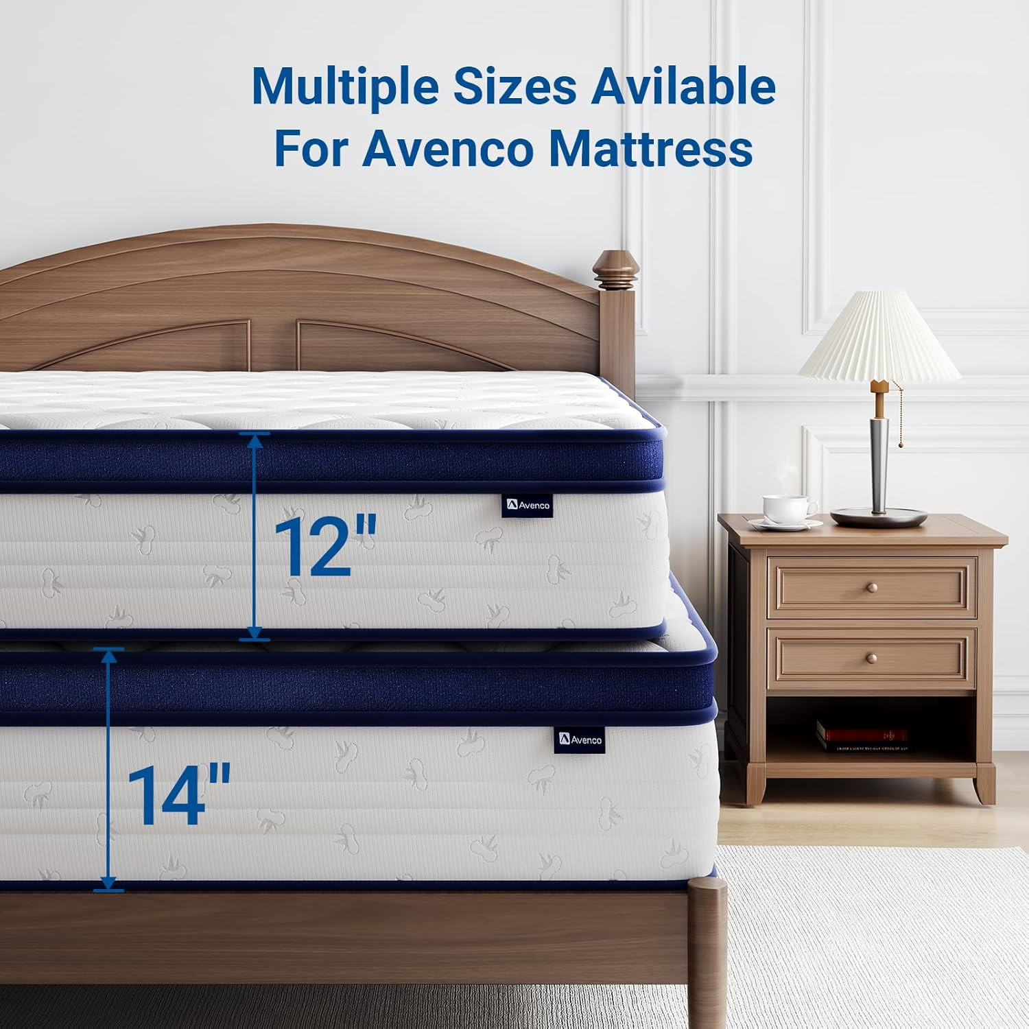 14″ King Pocket Spring Mattress for Silent Sleep & Ultimate Support