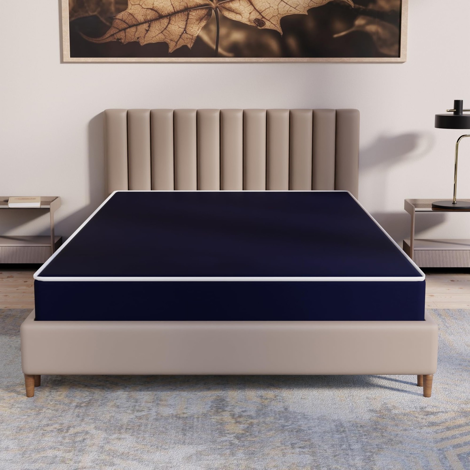 , 5-Inch Medium Firm Water Resistance Nylon Vinyl Dual Sided Mattress, Noisel…