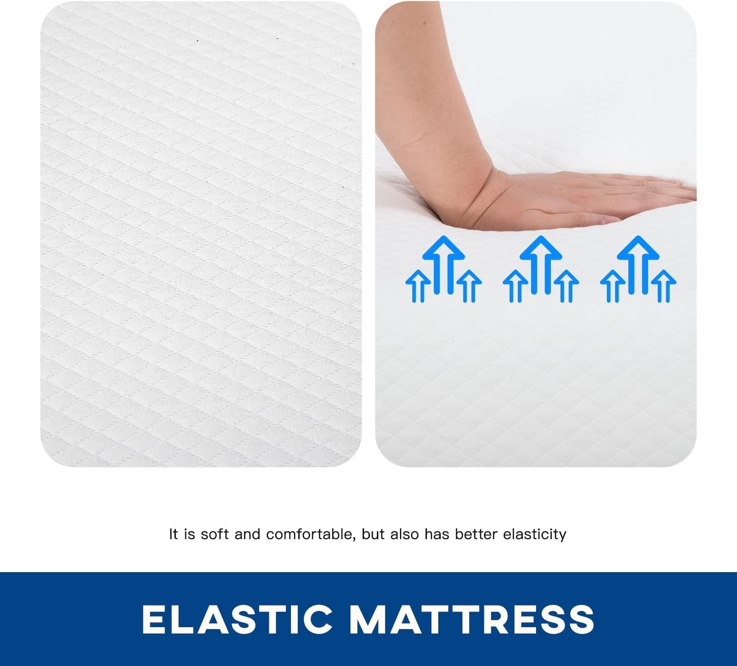 Full Mattress Gel Memory Foam 6 Inch Bed in a Box Pressure Relief Cooling