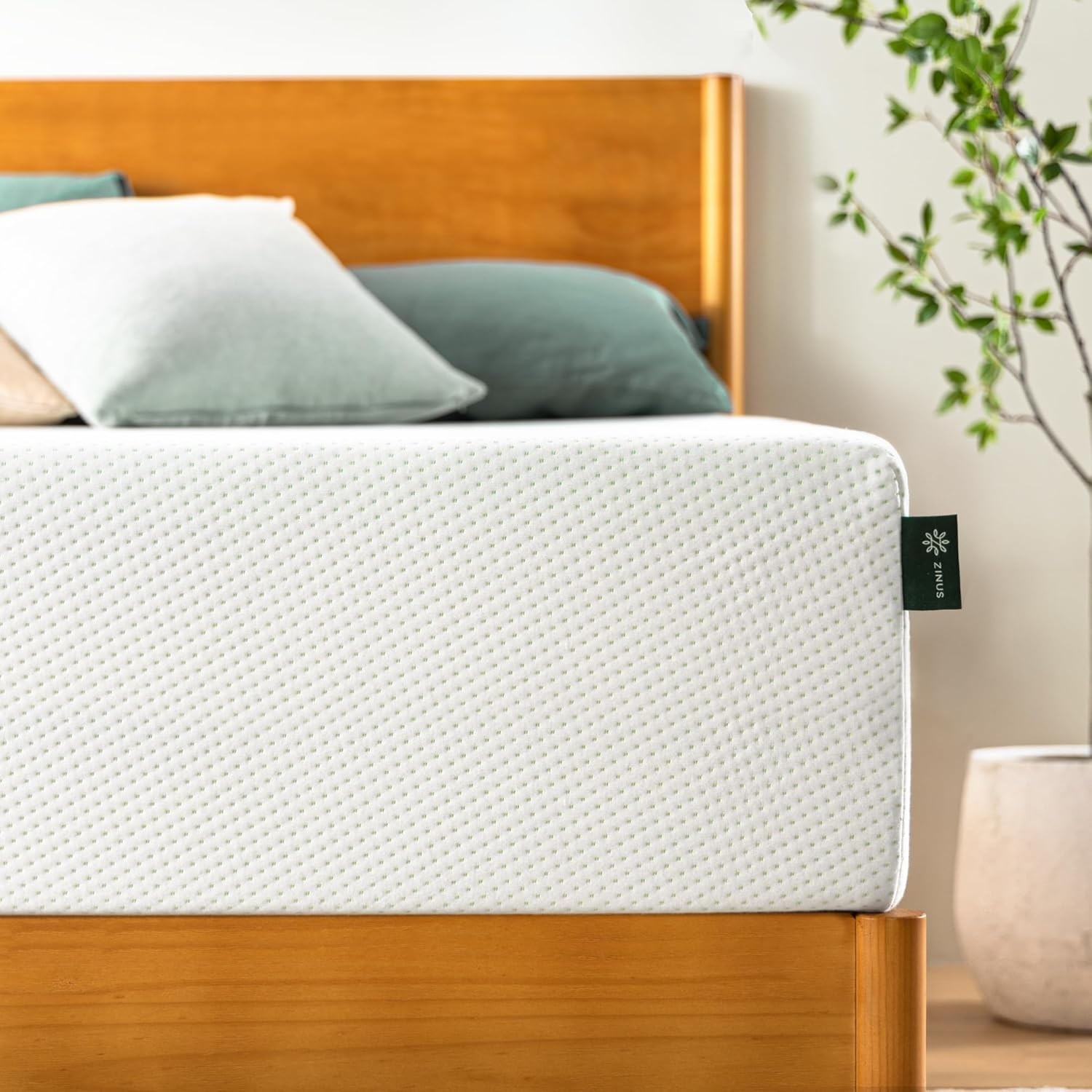 Zinus 5 Inch Twin Green Tea Memory Foam Mattress [New Version] Fiberglass Free