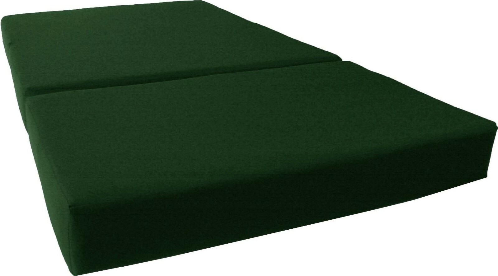 Twin Trifold Foam Beds, Foldable Mats, Cushion Seat 1.8 Density 6x39x75 Hunter
