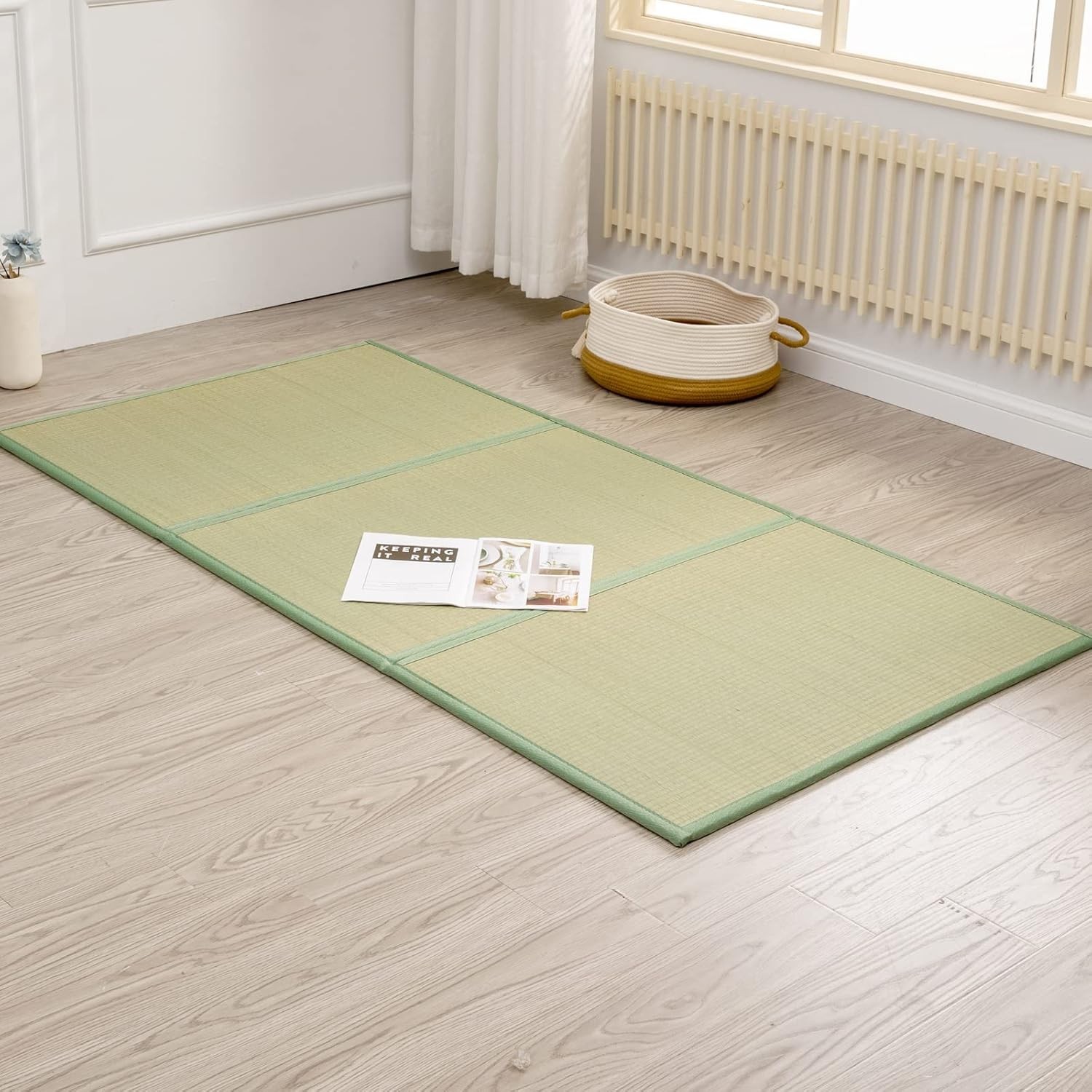 Tatami Mat (Twin 79″ x 39″ x 0.5″), Japanese Traditional #3388H UP1
