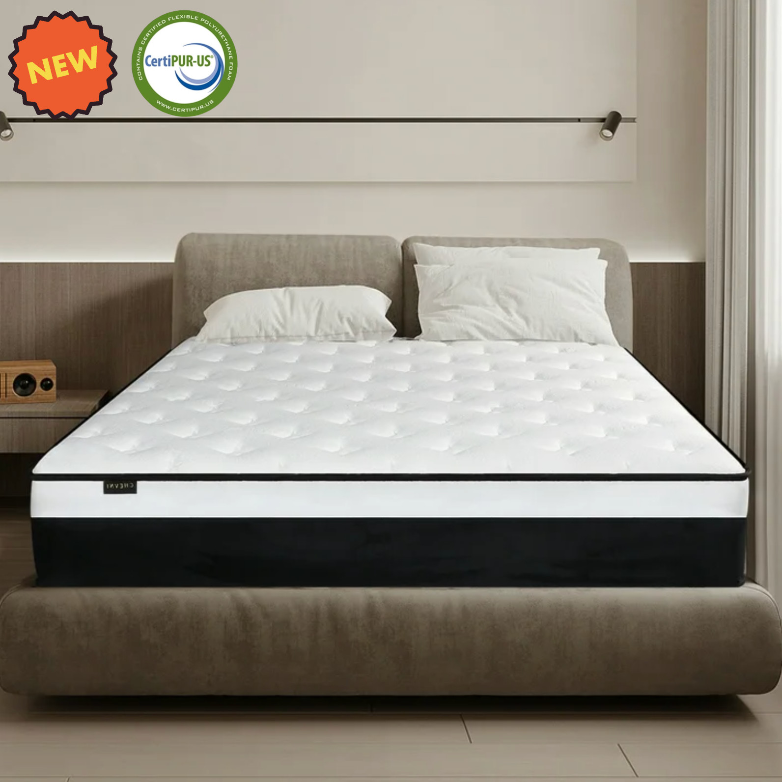 Colchón Queen 14” Híbrido Memory Foam 14 Inch Hybrid Queen Mattress Euro Top NEW