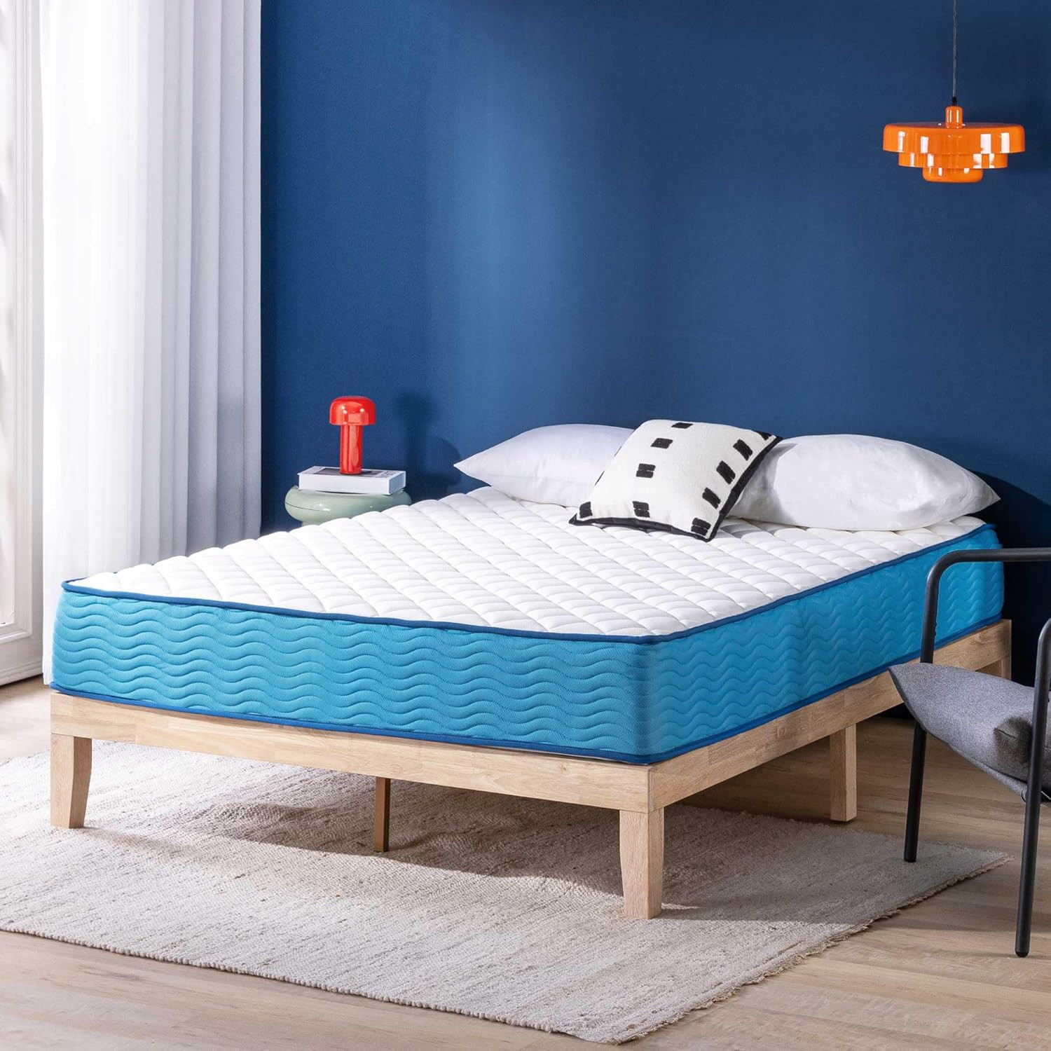 10 Inch Hybrid Mattress, Tight Top, Supportive Foam, Pocketed Coils, Certified S