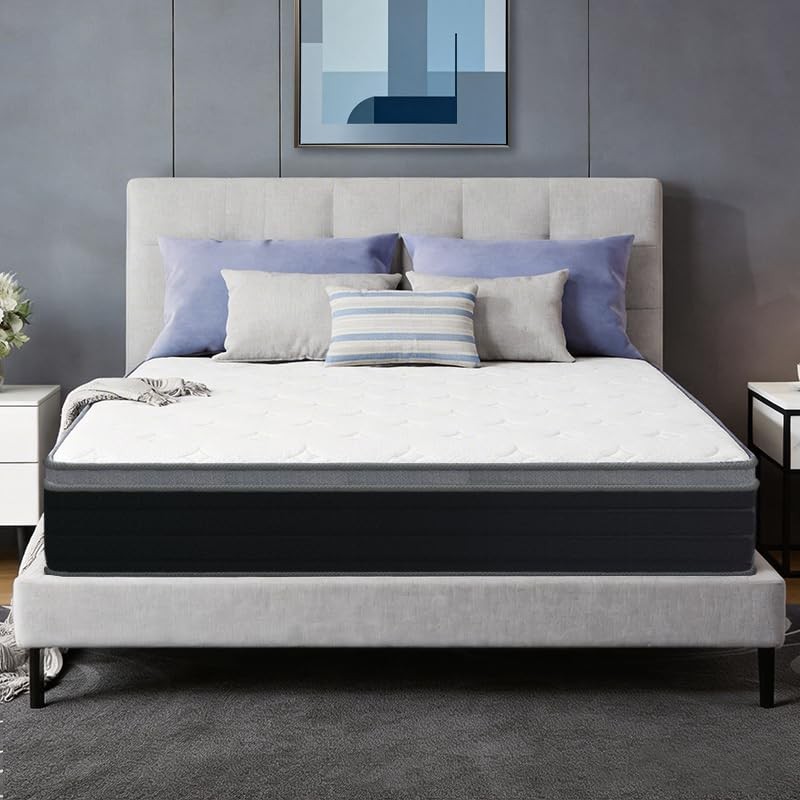 Queen Mattress, 10 Inch Queen Size Mattress in a Box, Hotel-Quality Soft Bed