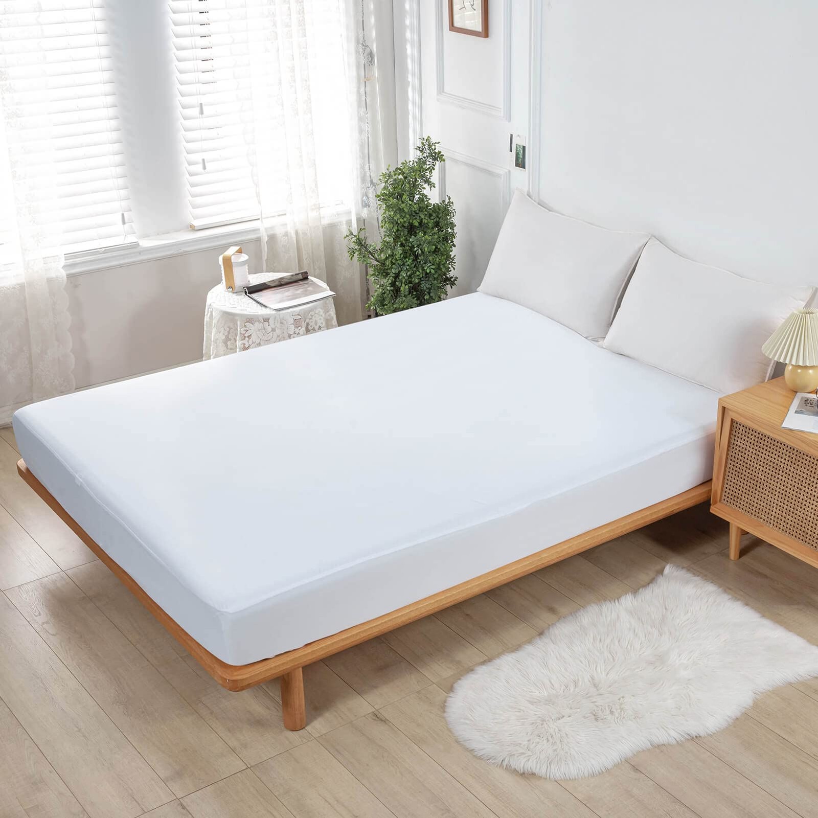Kingnex Waterproof RV Short Queen Mattress 60×75, White