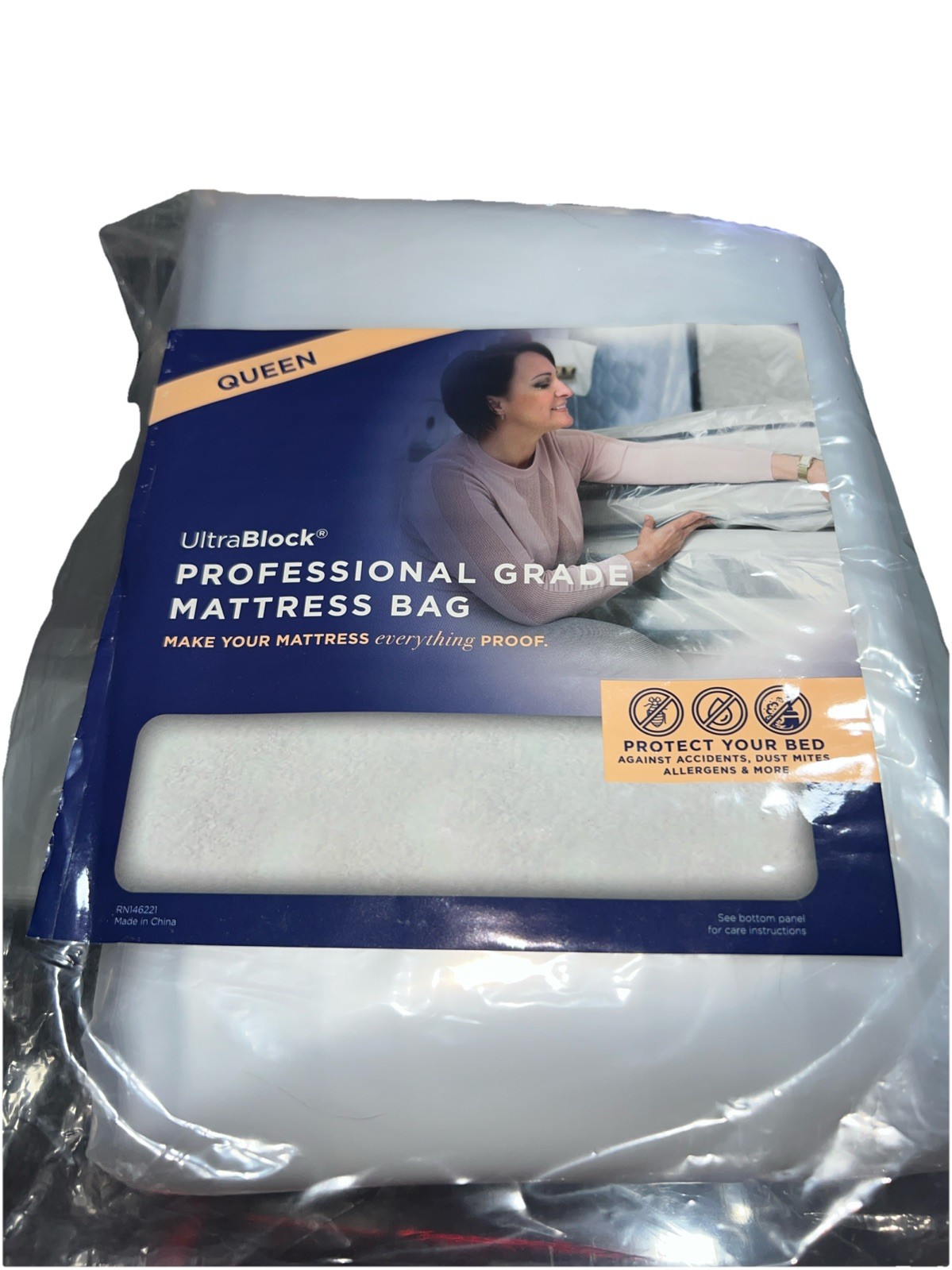 UltraBlock® Professional Grade Queen Mattress Bag – New