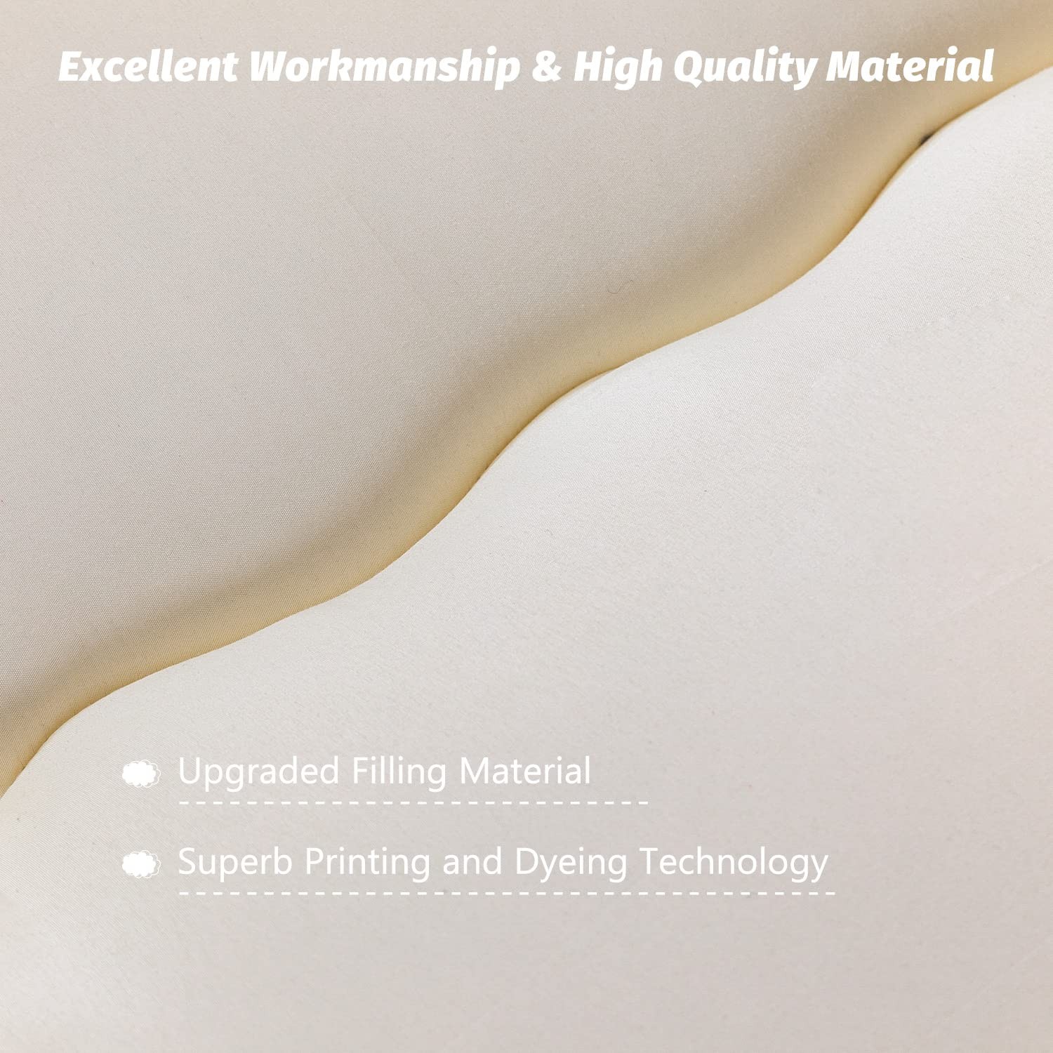 Queen Size Off White Thicken Tatami Mat Foldable Sleeping Pad Trifold Mattress