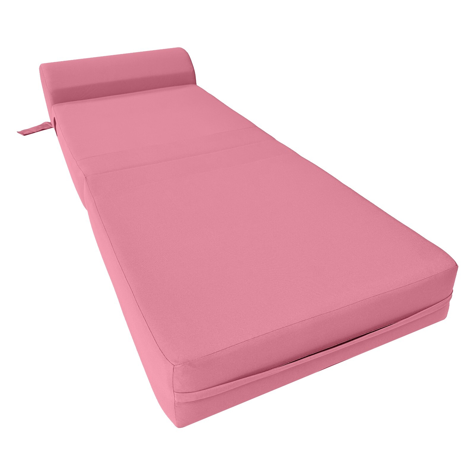Pink 6 x 24 x 70 Sleeper Chair Folding Foam Bed, Studio Sofa Beds, Couches