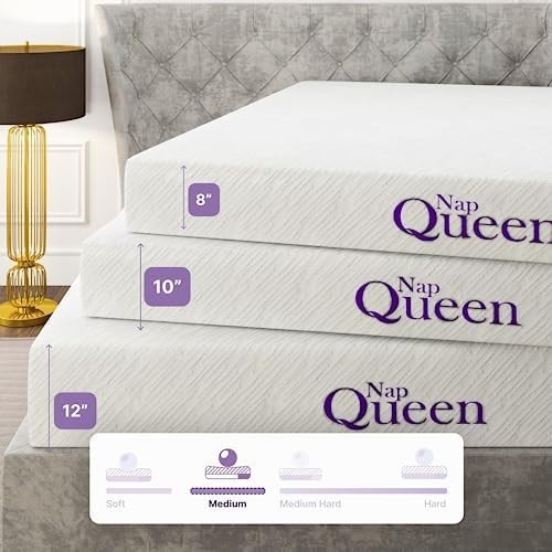 12 Inch Queen Mattress in a Box Hybrid Gel Memory Foam Pocket Spring Soft Plush