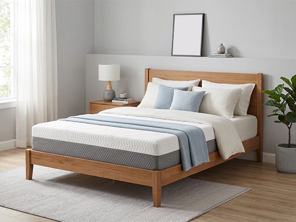 Queen Size Memory Foam Mattress Compressed Box Delivery Easy Setup for All Frame