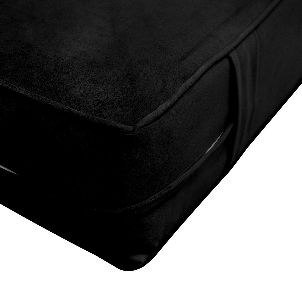 Same Pipe 6″ Twin-XL 80x39x6 Velvet Indoor Daybed Mattress |COVER ONLY|-AD374