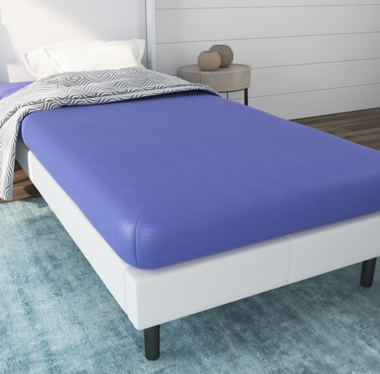 NapQueen Rainbow 5″ Twin, Memory Foam Mattress, White