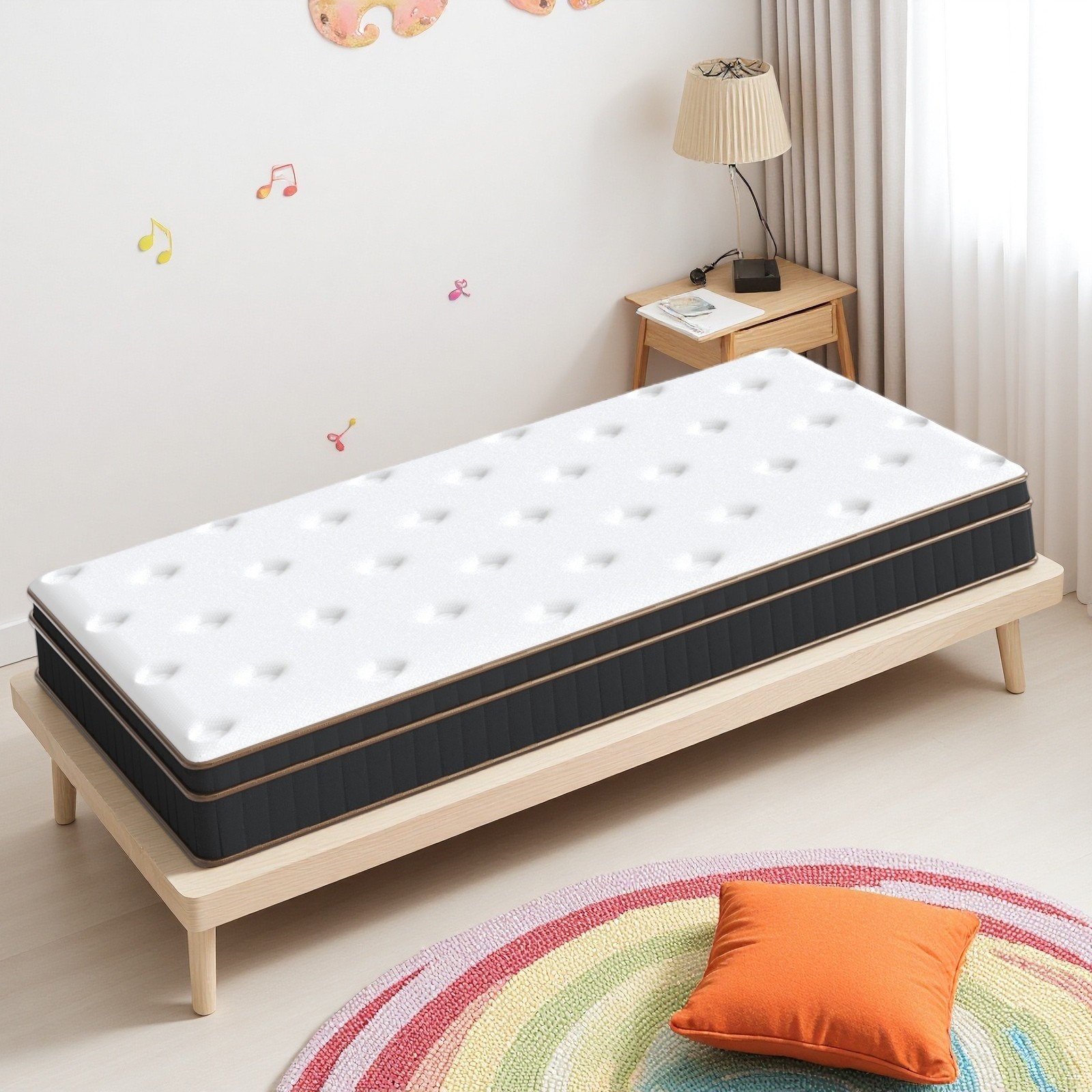 Twin Innerspring Mattress 10″ – Medium Firm Breathable For Dorms Guests