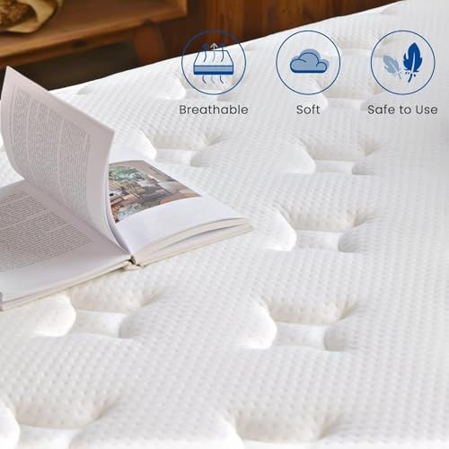 Mattress 12 inch, Multi Layer Comfort Foam and Coil for Extra Back Twin 12 Inch