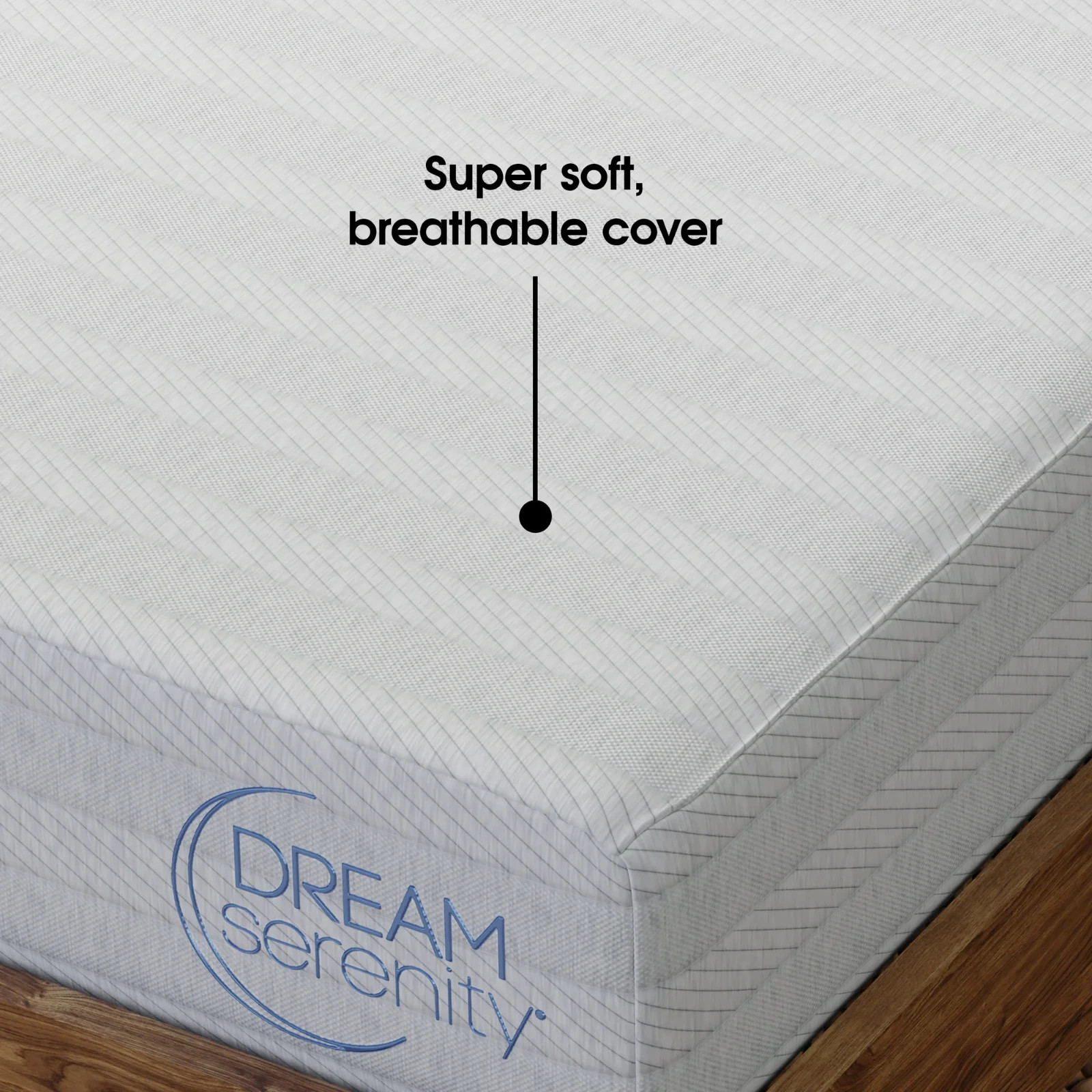 Dream Serenity Restorative 10″ Gel Memory Foam Mattress, Firm, Cal King