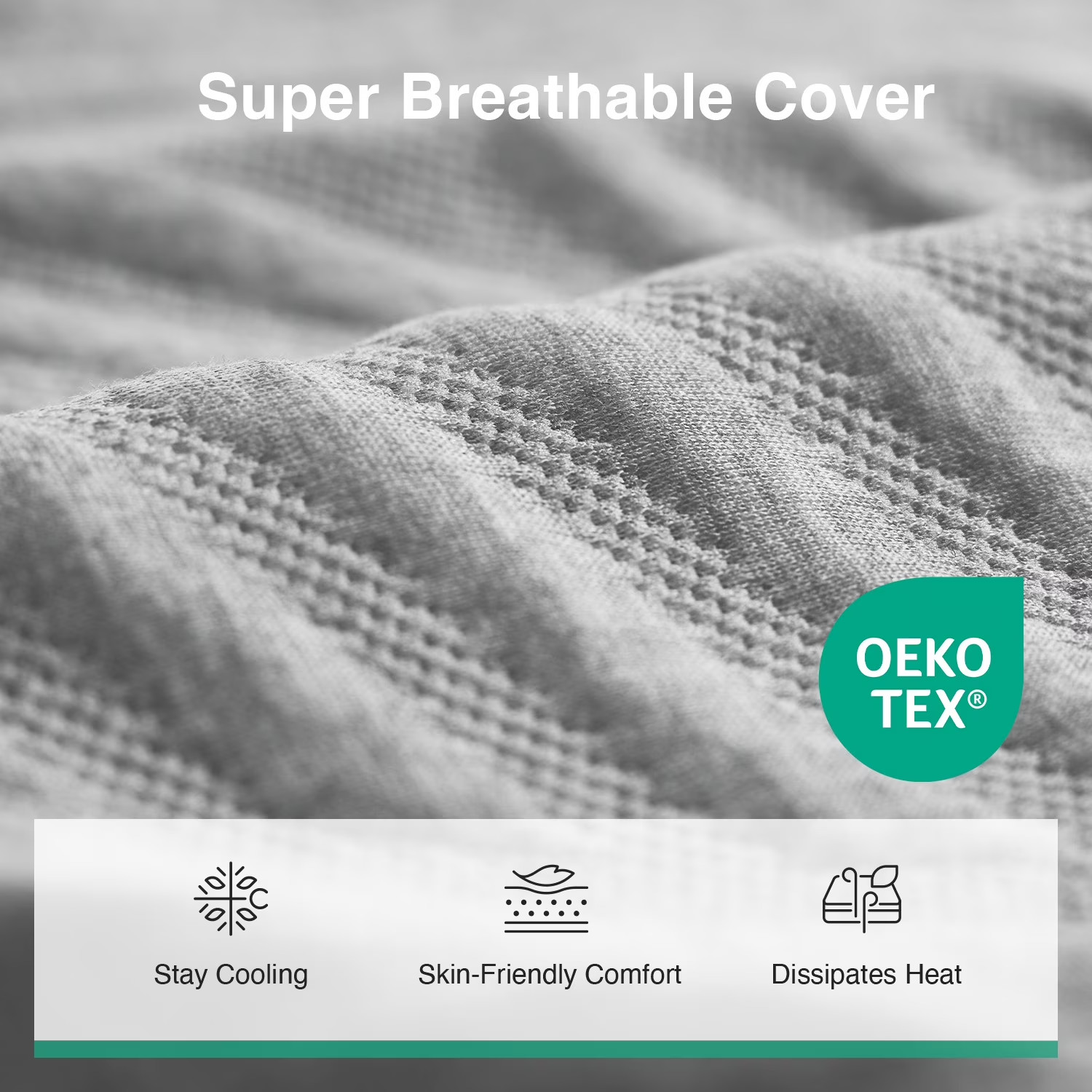 8 Inch Full Memory Foam Mattress Medium Firm Bed in a Box Washable Cover