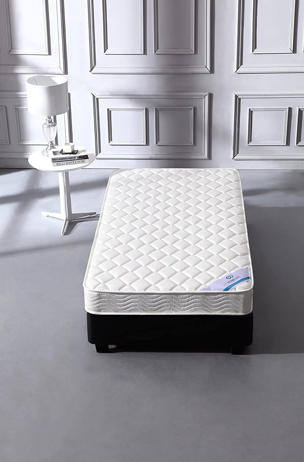 Home Life 6 Inch Twin Bed Mattress – Hybrid Euro Top Comfort Sleep – Eco-Friendl