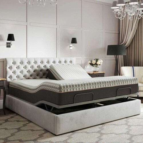 Split Top Queen or King Copper Infused Hybrid Mattress
