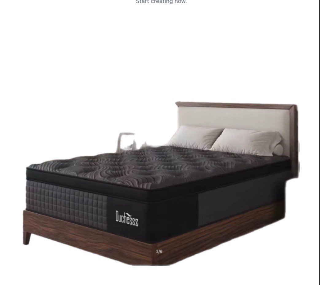 12″ Kings Size Gel Memory Foam Pocket Spring Hydird Mattress only