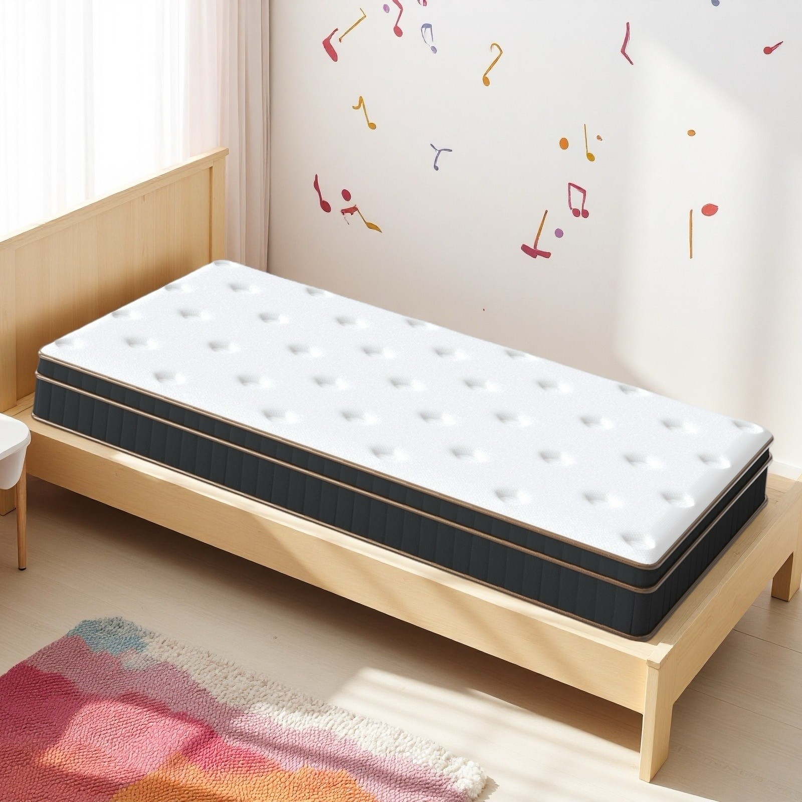 Twin Innerspring Mattress 10″ – Medium Firm Breathable For Dorms Guests