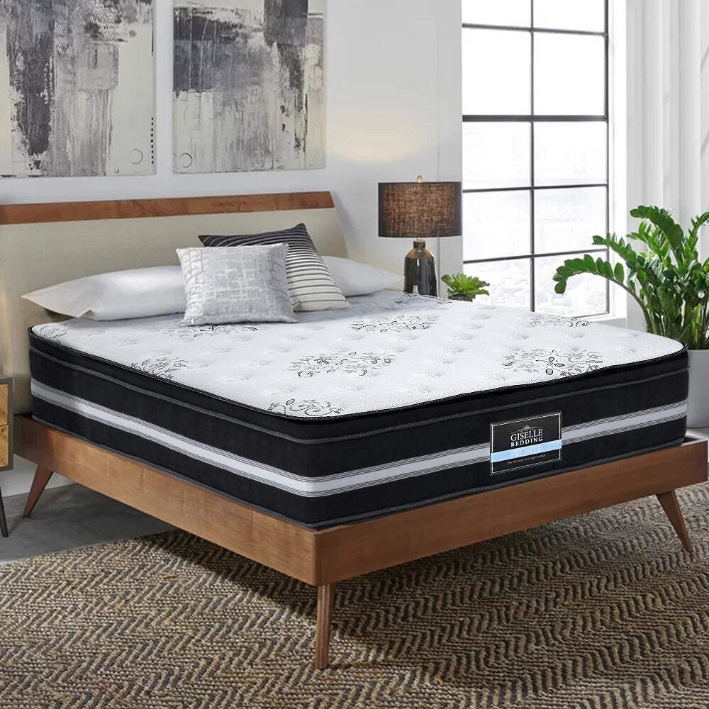 NNEDSZ Bedding Donegal Euro Top Cool Gel Pocket Spring Mattress 34cm Thick – Dou