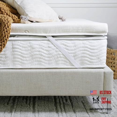 Graphite Memory Foam Mattress Topper – 3” Memory Foam Layer – Enhanced Queen