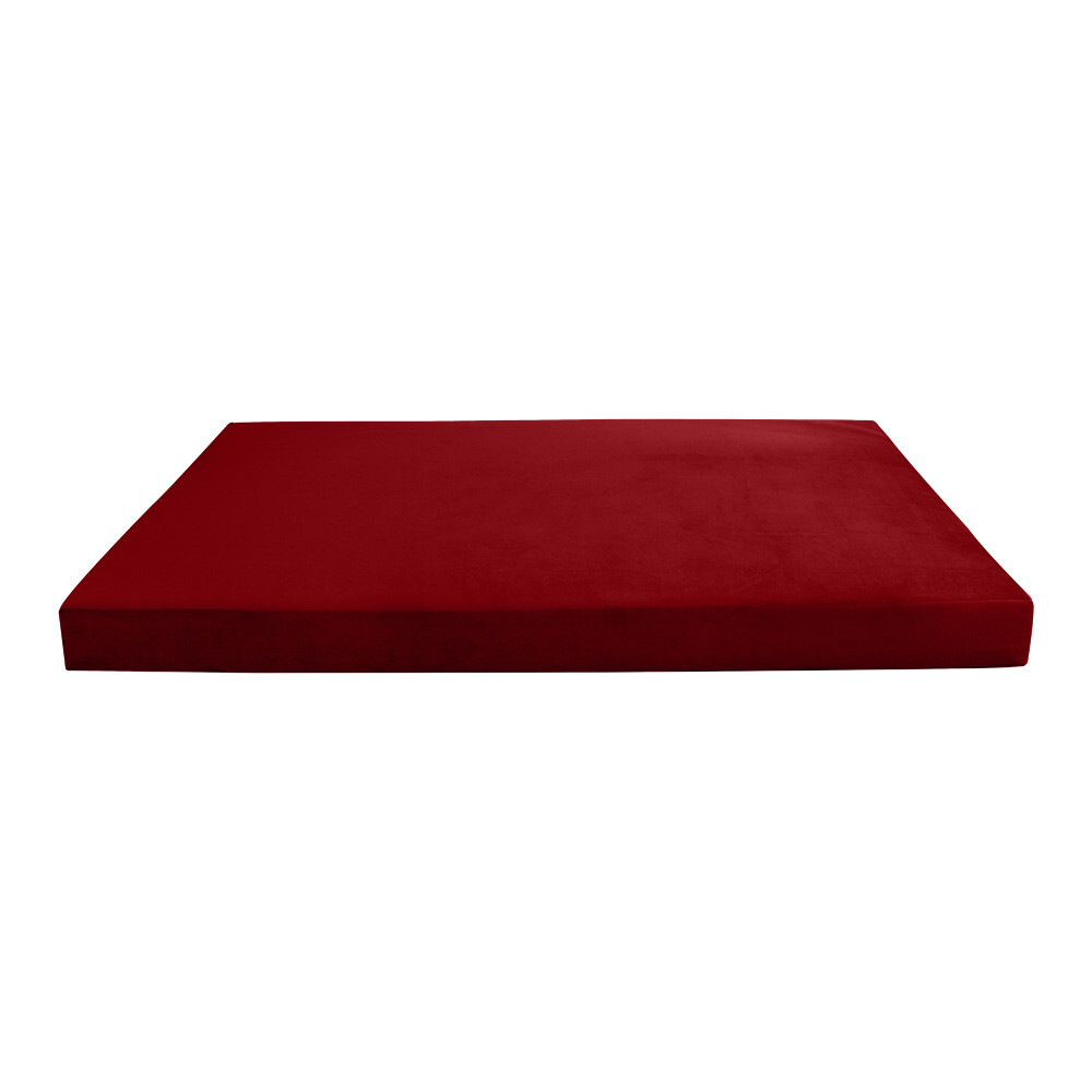 Knife Edge 6″ Twin Size 75x39x6 Velvet Indoor Daybed Mattress |COVER ONLY|-AD369