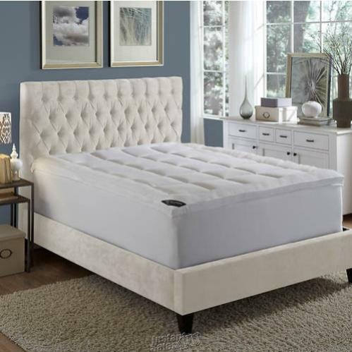Behrens England 3″ High-Loft Fiberbed Full Mattress Bed Cover Pad Padding